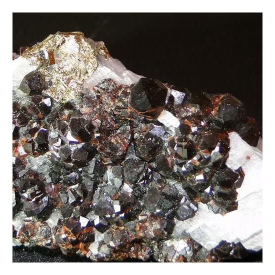 Almandine & Chalcopyrite