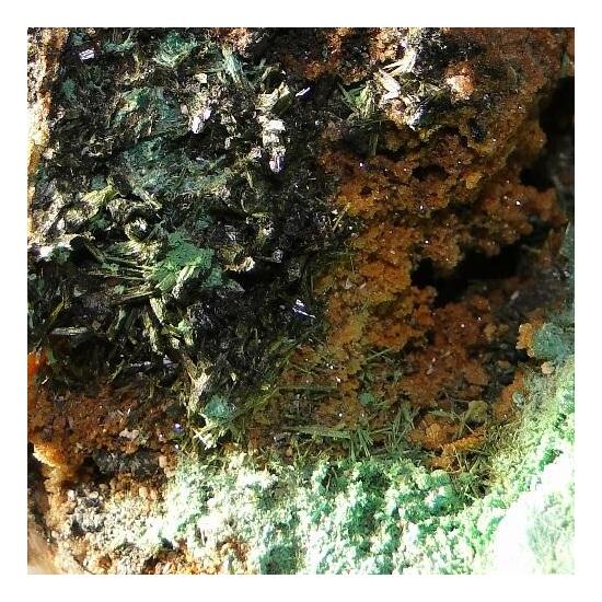 Bariopharmacosiderite & Olivenite