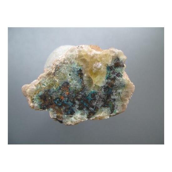Native Copper With Cuprite In Prehnite