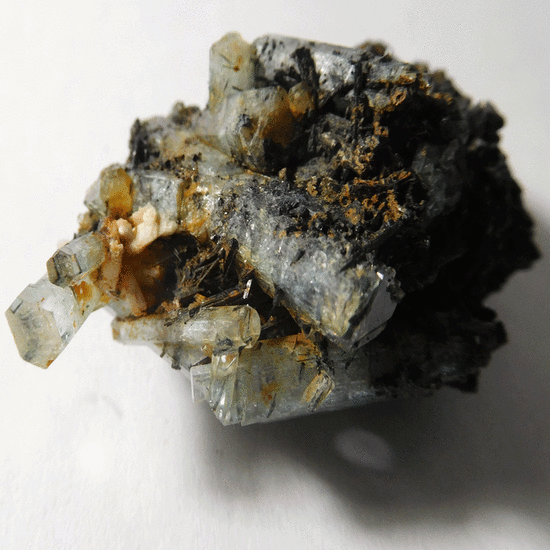 Aquamarine Goshenite & Tourmaline