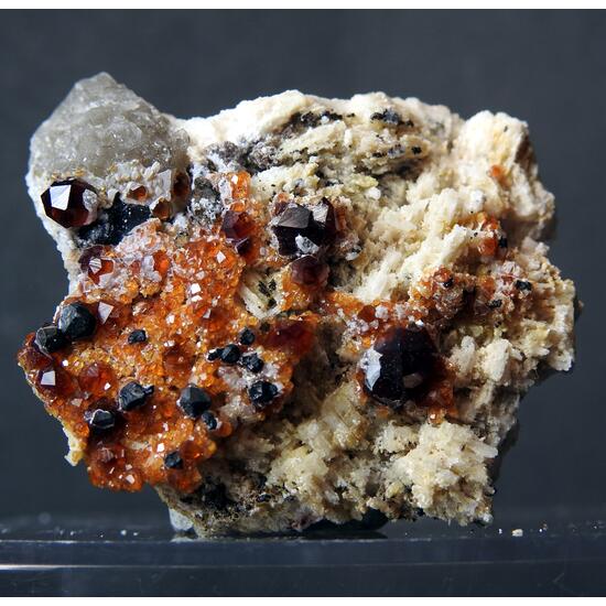 Spessartine & Quartz