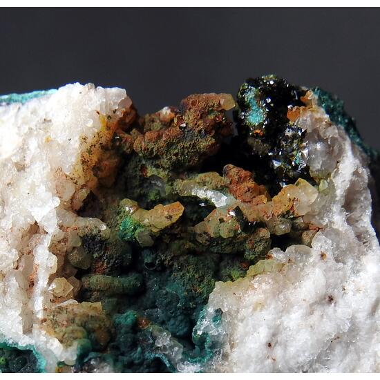 Libethenite Reichenbachite & Pseudomalachite