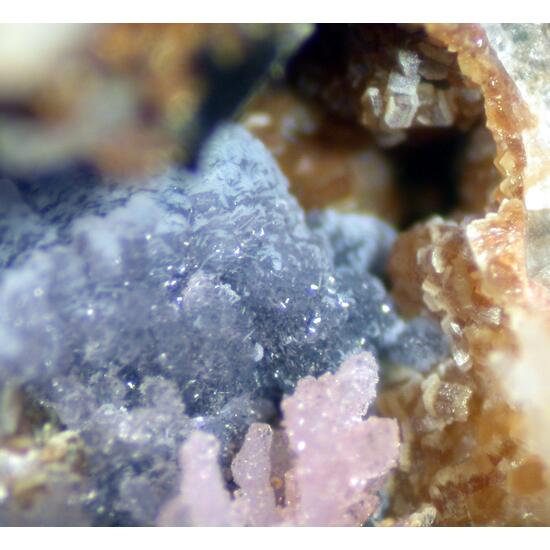 Jahnsite-(MnMnMg) Phosphosiderite & Strengite