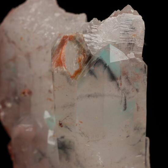 Quartz With Ajoite & Copper Inclusions