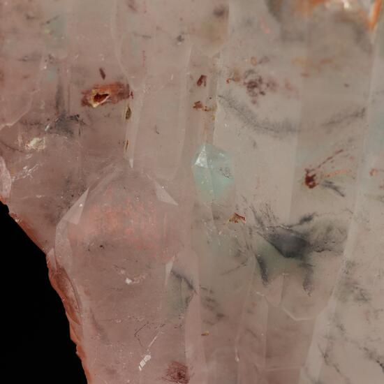Quartz With Ajoite & Copper Inclusions