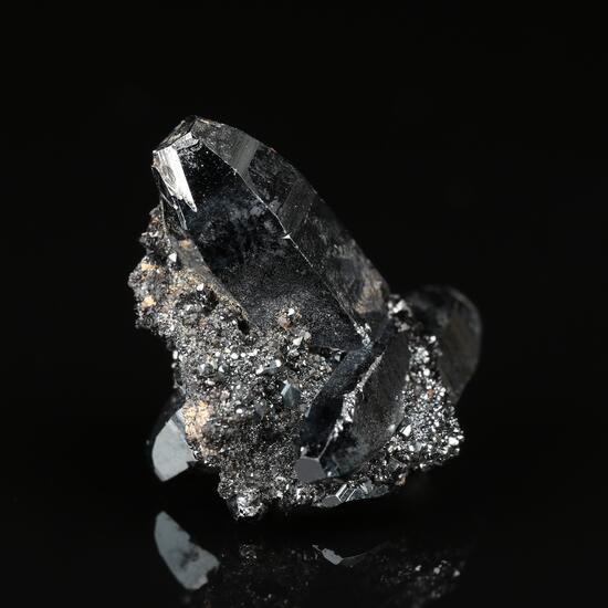 Hematite On Hausmannite & Andradite