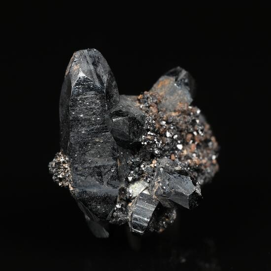 Hematite On Hausmannite & Andradite