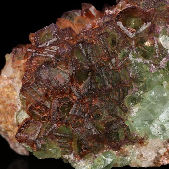 Fluorite On Quartz