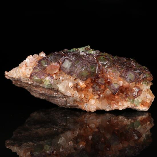 Fluorite On Quartz