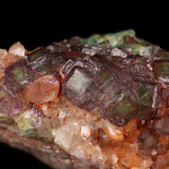 Fluorite On Quartz