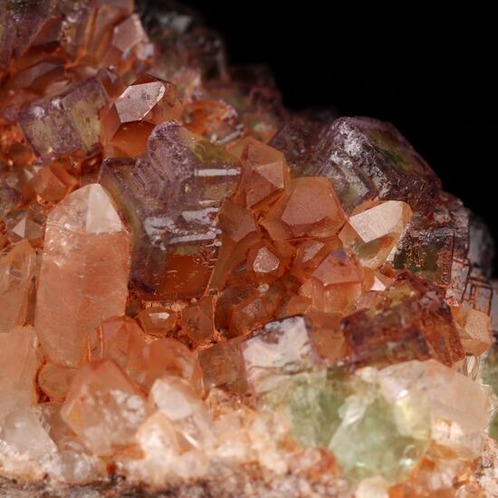 Fluorite On Quartz