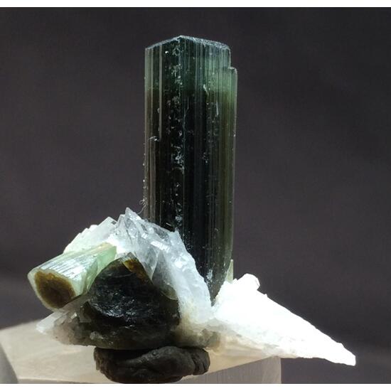 Elbaite With Quartz