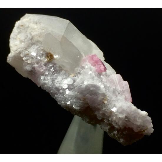 Elbaite With Quartz & Microlite