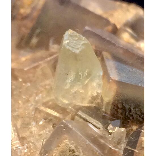 Fluorite With Calcite