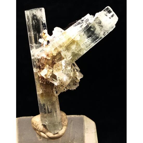 Aquamarine With Schorl