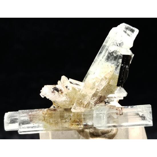 Aquamarine With Schorl