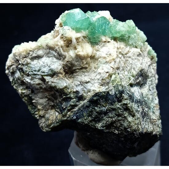 Demantoid With Wollastonite