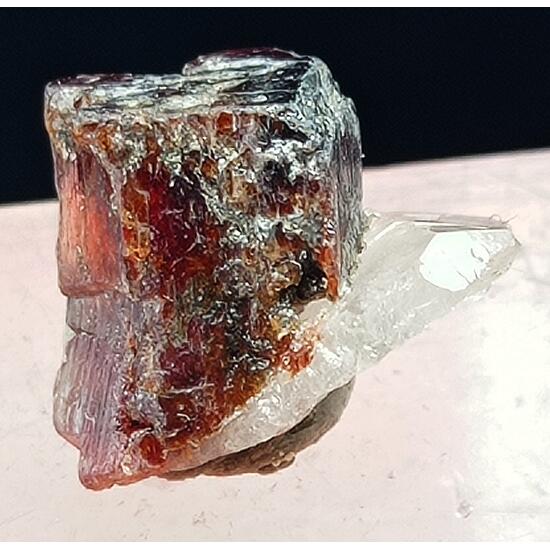 Tantalite-(Mn) With Quartz