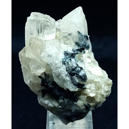 Kunzite With Quartz & Schorl