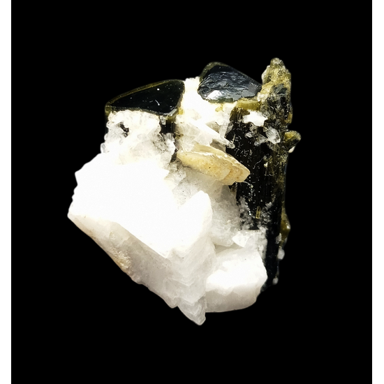 Elbaite With Cleavelandite & Muscovite