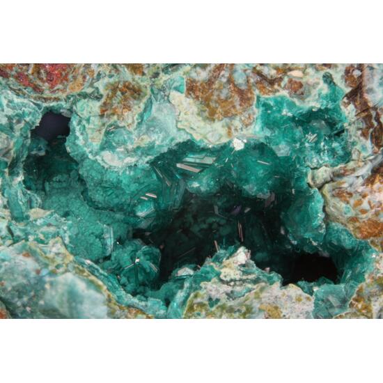 Chalcophyllite Carbonatecyanotrichite & Azurite