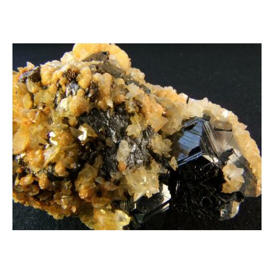 Sphalerite Galena Rhodochrosite & Calcite