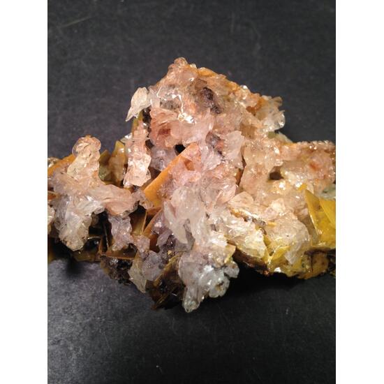 Wulfenite & Calcite