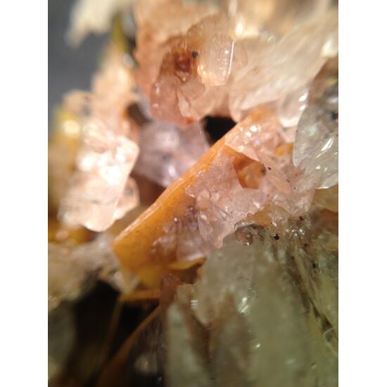 Wulfenite & Calcite