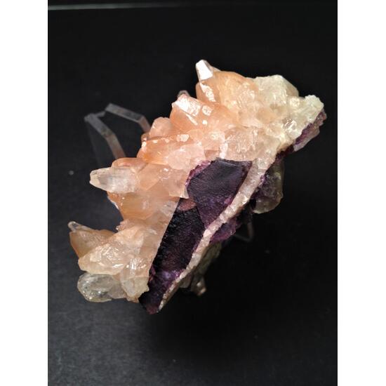 Calcite On Fluorite