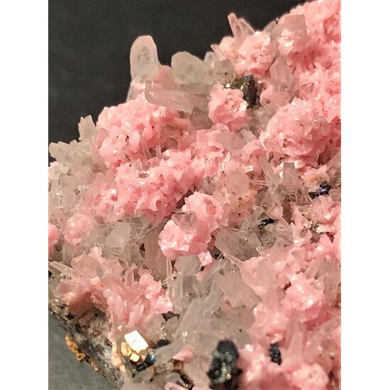 Rhodochrosite With Quartz