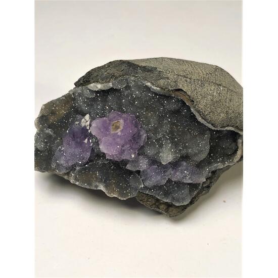 Amethyst On Chalcedony