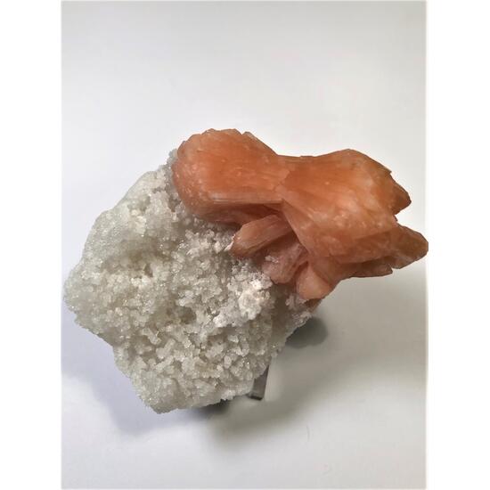 Stilbite On Chalcedony