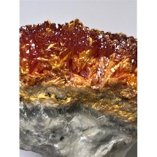 Orpiment On Baryte