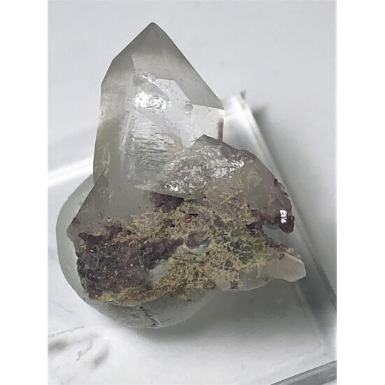 Axinite In Quartz