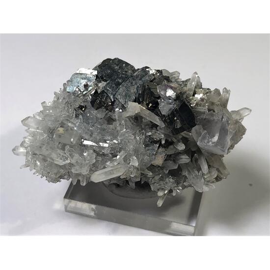 Arsenopyrite With Quartz Fluorite & Phlogopite