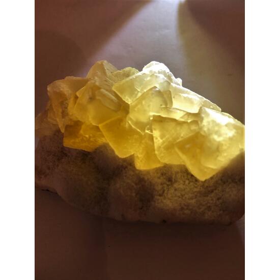 Calcite On Chalcedony