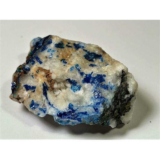 Linarite On Quartz