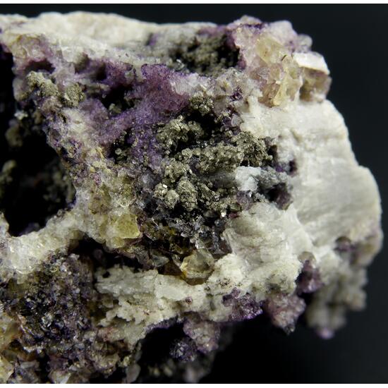 Argentopyrite On Fluorite