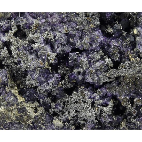 Native Bismuth On Fluorite