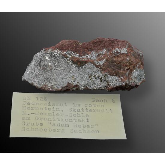 Native Bismuth & Uraninite Var Pitchblende