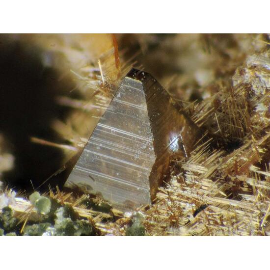 Rutile Var Sagenite With Anatase & Brookite