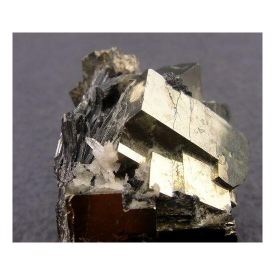 Pyrite With Stibnite