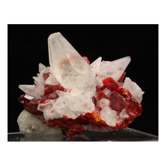 Realgar & Calcite