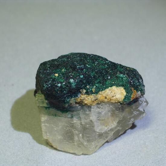 Malachite On Chalcopyrite