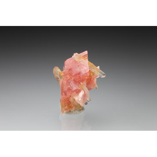 Rhodochrosite & Quartz