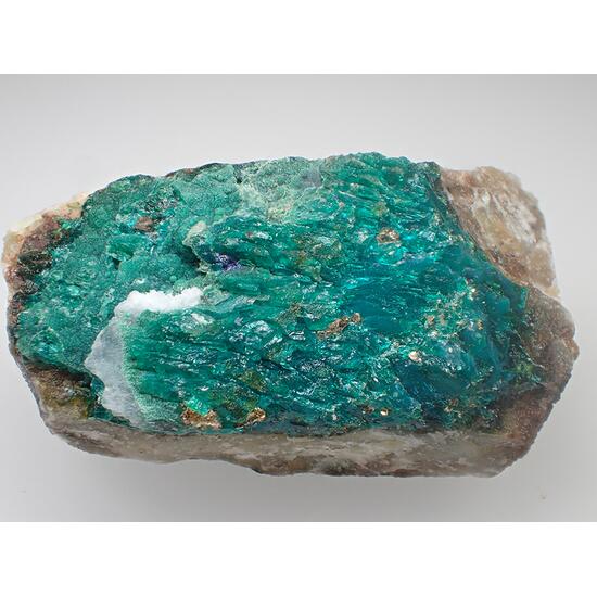 Native Silver & Chrysocolla