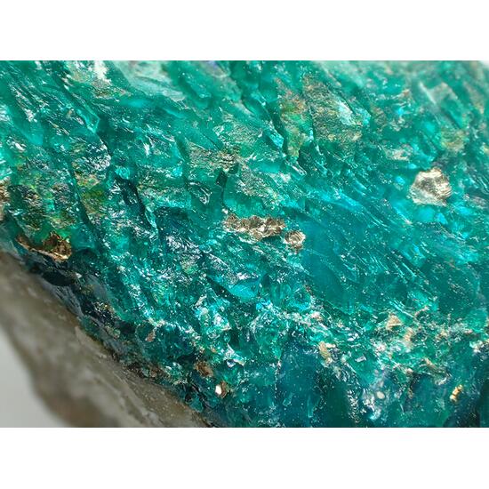 Native Silver & Chrysocolla