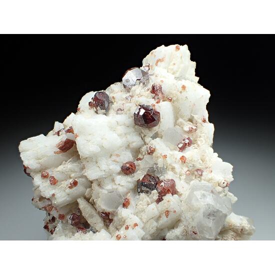 Spessartine & Quartz & Feldspar