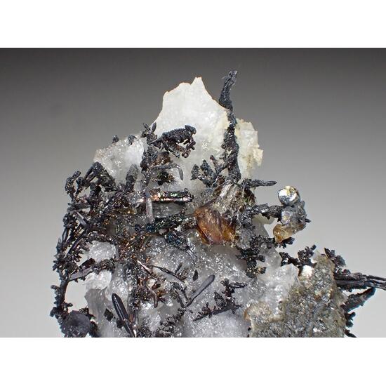 Native Silver Calcite & Sphalerite