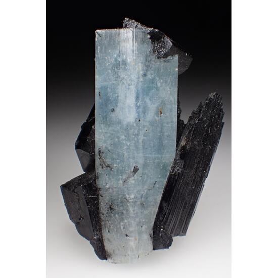 Aquamarine & Schorl